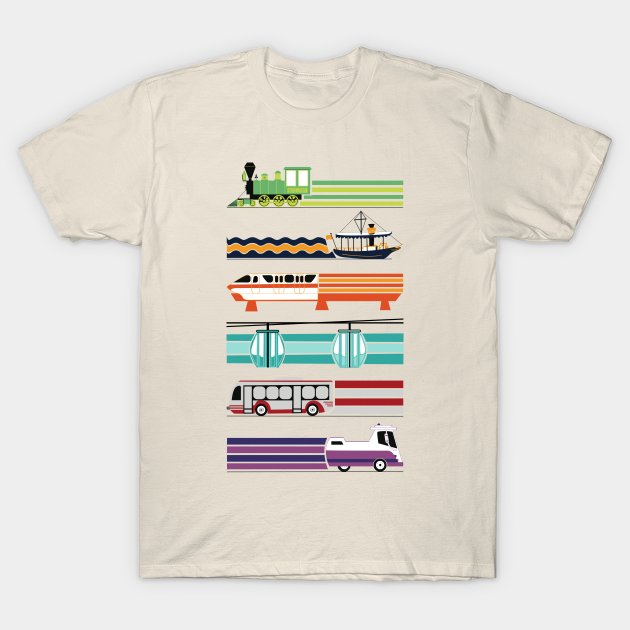 Magical Transportation Disney World TShirt TeePublic